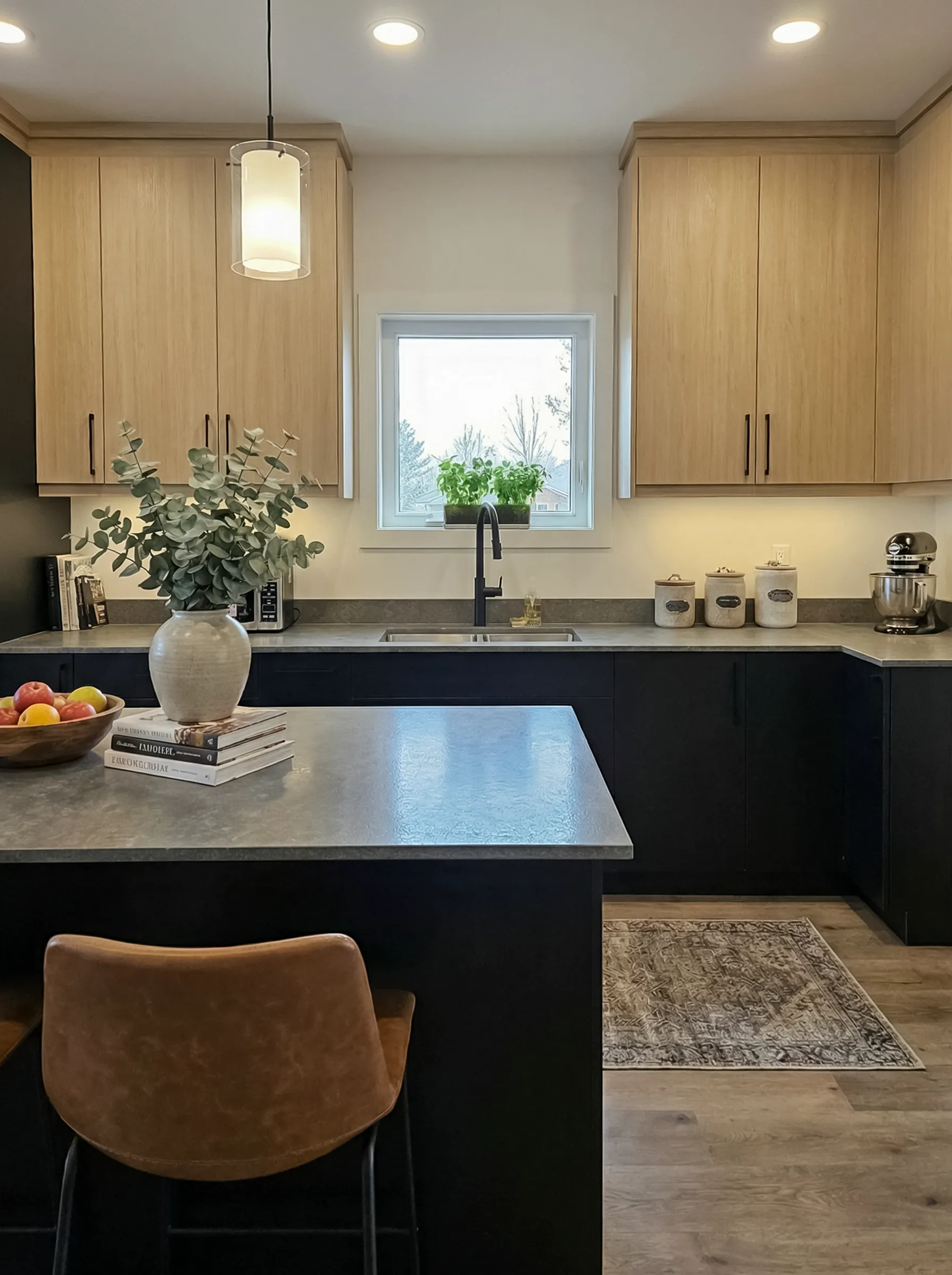 Waterfall countertop project